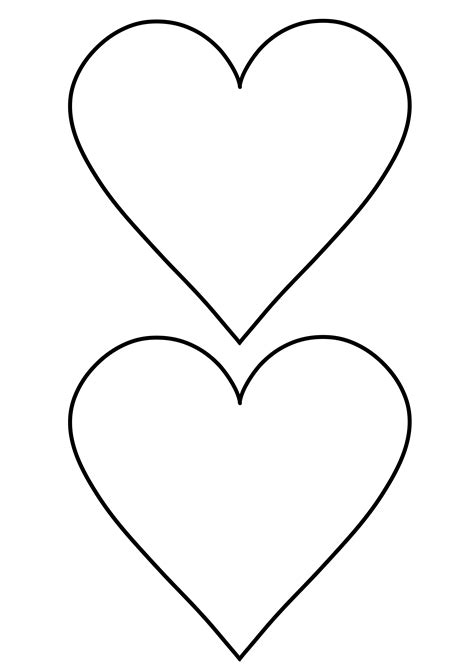 printable heart images