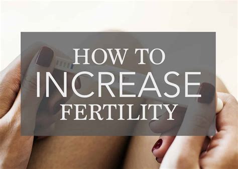 increase fertility naturally ultimate guide  conceive faster