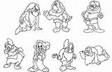 Dwarfs Dwarf Dopey Sneezy sketch template