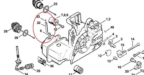 stihl  parts schematic