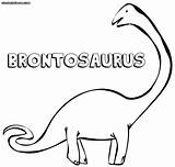 Brontosaurus Colorings sketch template
