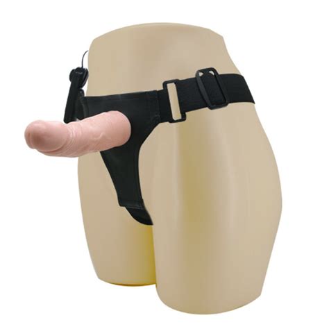 Strap Ons 6 Inch Vibrating Hollow Realistic Penis Sleeve