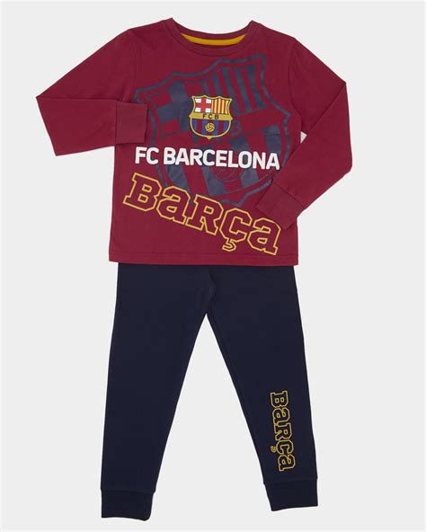 dunnes stores burgundy barcelona football pyjama