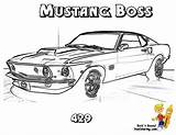 Coloring Mustang Pages Car Dodge Barracuda Muscle Cars Charger Boss 1969 Plymouth Hot Race Rod Ford Colouring Drawing Kids Old sketch template
