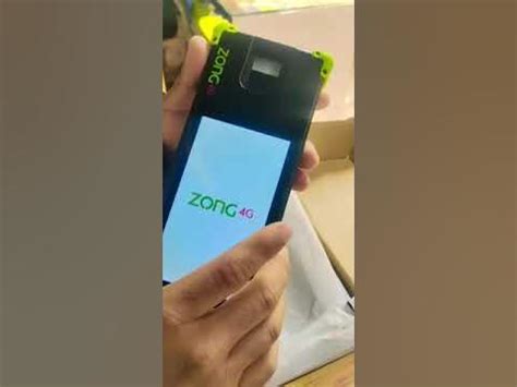 unboxing zong bvs device unboxing youtube