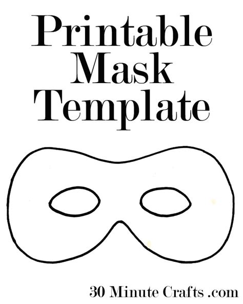 printable halloween mask templates  minute crafts