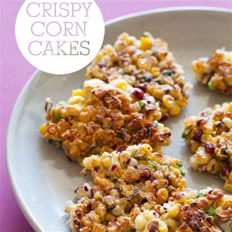 crispy corn cakes recipe