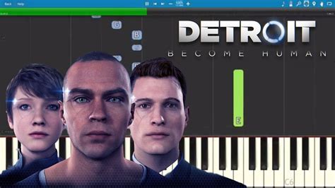 detroit  human theme song piano tutorial youtube