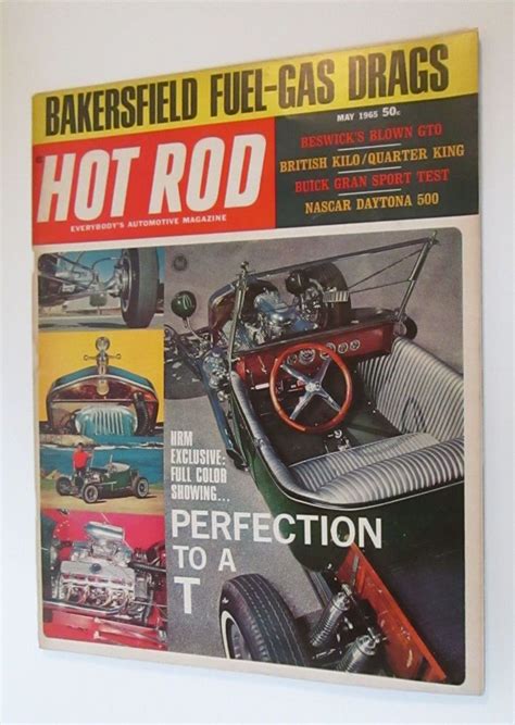 hot rod magazine vintage 1965 may corvette gasser chevy ford mopar