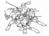 Pages Coloring Turtles Ninja Donatello Teenage Mutant Getdrawings sketch template