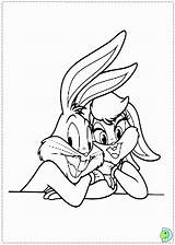 Lola Bunny Coloring Pages Bugs Print Dinokids Kids Popular Color Gif Coloringhome Library Clipart Close sketch template