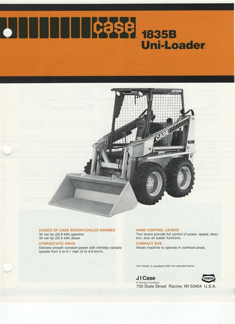 case  uni loader sales brochure sps parts