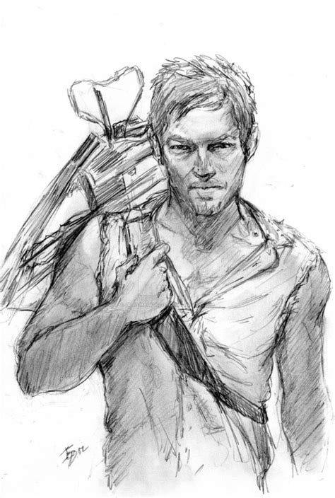 The Walking Dead Daryl By Graymalkin2112 On Deviantart