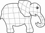 Elmer Elephants Coloringhome Elmar Hungry Elefant Mckee Clipartmag sketch template