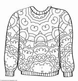 Sweater Coloring Ugly Pages Drawing Getdrawings Getcolorings sketch template