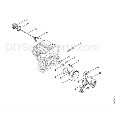 stihl  chainsaw avteq parts diagram  clutch