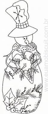 Embroidery Christmas Patterns Snowman Paper Cards Craft Primitive Designs Coloring Pages Parchment Drawings Stitchery Folk Stitch Cross Machine Colors Snow sketch template