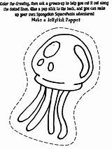 Jellyfish Esponja Fish Squarepants Schwammkopf Medusa Trickfilmfiguren Comic Gecko Sponge Ausmalbilder Malvorlage Coloringhome sketch template