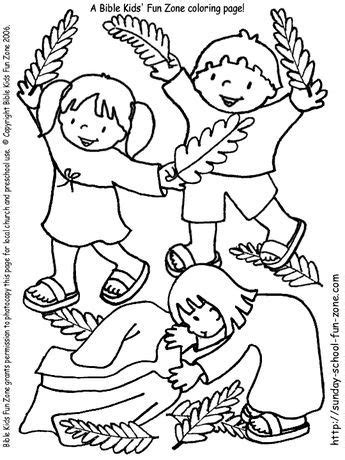 palm sunday easter sunday school sunday school coloring pages
