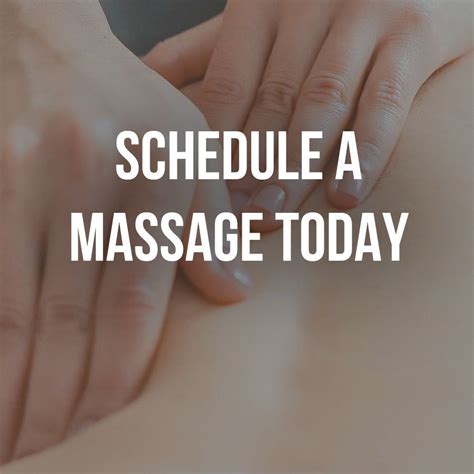 schedule a massage today tough week maybe a tough month call us and
