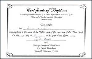 catholic baptism certificate template template  resume examples