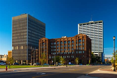 downtown south bend  stock photo  image  istock