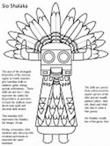Coloring Hopi Doll Kachina Tribe Aboriginal Kids Template Native Pages American Arizona Nations First Ws sketch template