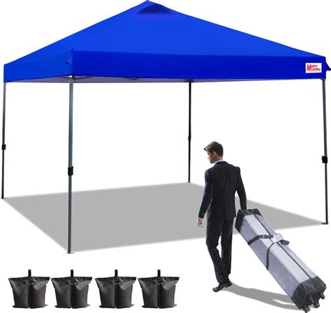 amazoncom mastercanopy commercial canopy  ez pop  canopy portable shade instant