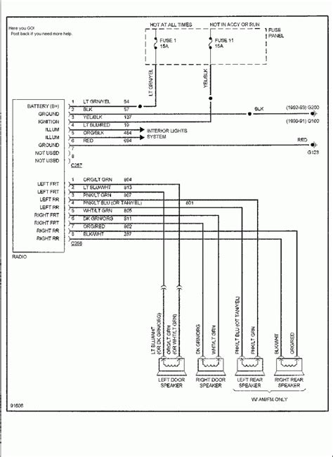 ford  radio wiring diagram easy wiring
