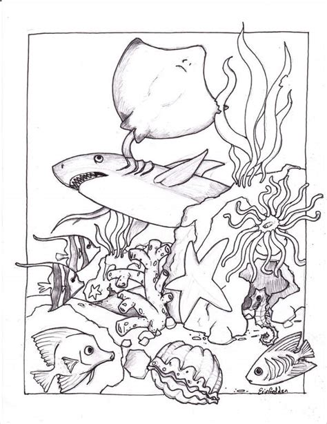 sea coloring pages jpg ai illustrator