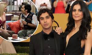 big bang theory s kunal nayyar is married to miss india 2006 neha kapur daily mail online
