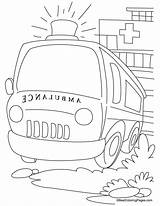 Ambulance Bestcoloringpages sketch template