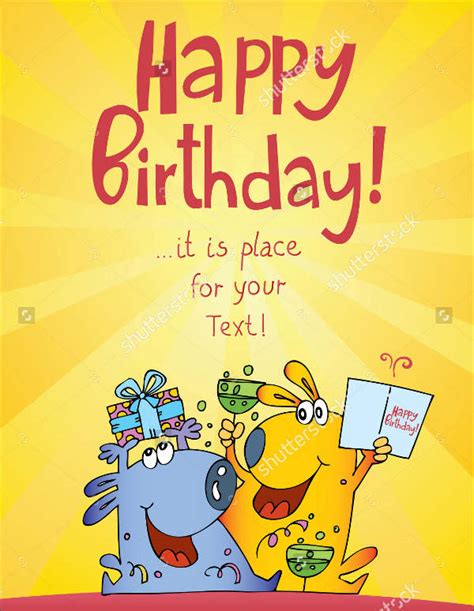 clean humerous birthday cards simple happy birthday