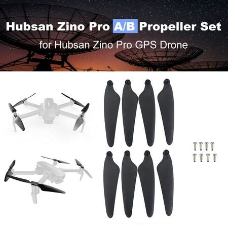 hubsan zino pro ab propeller set blade foldable propeller props  hubsan zino pro drone