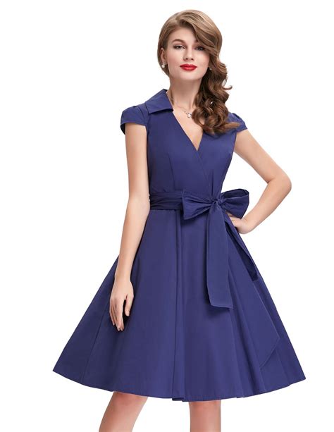Buy Womens Summer Dresses 2016 Summer Style 50s Robe