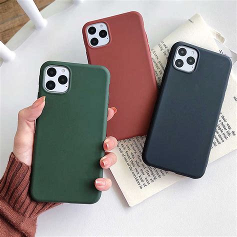 Matte Army Green Phone Case For Iphone 11 Case Iphone 11