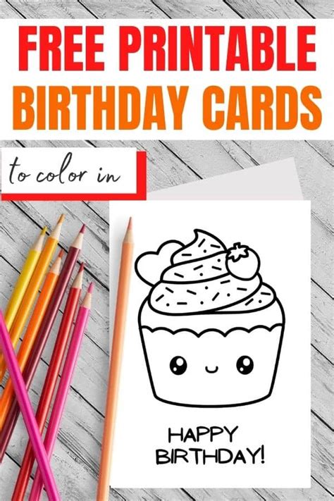coloring birthday cards  printable  printable templates