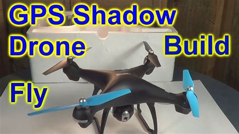 promark gps shadow drone unbox  st flight youtube