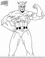 America Coloring Captain Pages Superhero Printable Popular Coloringhome Library sketch template