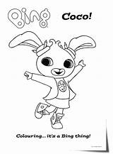 Bing Colouring Coloring Bunny Cbeebies Sheets Printable Pages Coco Lineart Da Colorare Disegni Stampare Book Websincloud Party Kids Ausmalbilder Frog sketch template