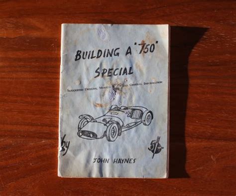 this is the first ever workshop manual from the late