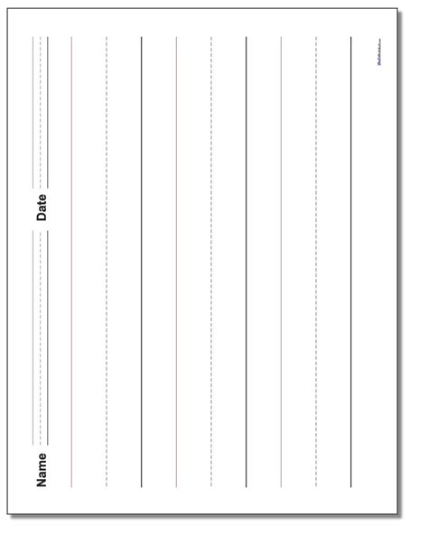 handwriting worksheets dotted lines  tracing generator