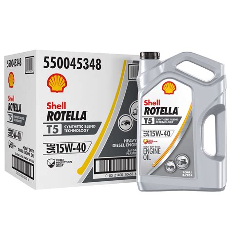 pack shell rotella    synthetic blend diesel engine oil