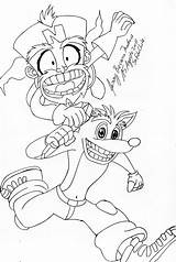 Crash Bandicoot Twinsanity Para Deviantart Drawings Wallpaper sketch template