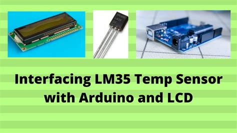 interfacing lm temp sensor  arduino iot starters