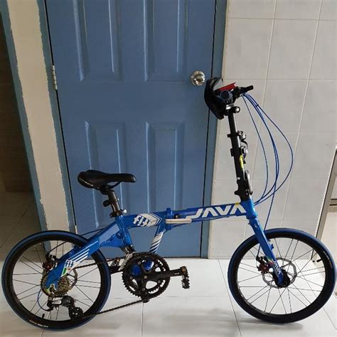 java fit  folding bike sports equipment bicycles parts bicycles  carousell