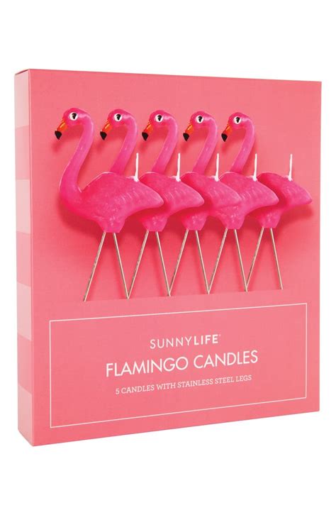 sunnylife flamingo candles set   nordstrom