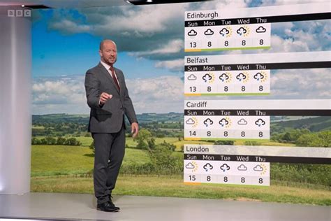 bbc weather apologises after bizarre forecast predicts wintry 7c