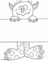 Name Monster Pages Template Coloring Doodles Names Templates Make Own Colouring Classroom Doodle Students Printable School Sheets Book Put Board sketch template
