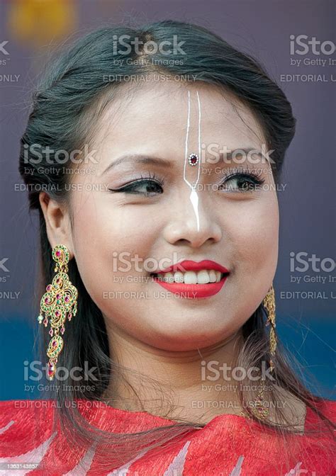 beautiful smiling indigenous female imphal manipur northeast india